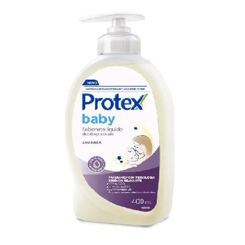SABONETE LíQUIDO PROTEX BABY LAVANDA 400ML