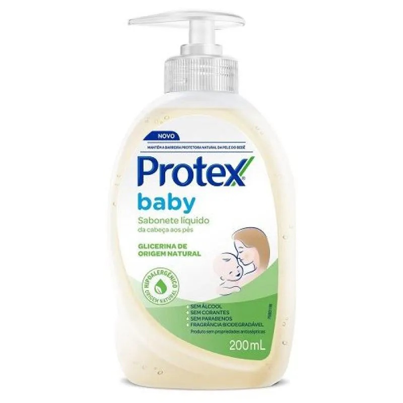 SABONETE LíQUIDO PROTEX BABY GLICERINADO 200ML