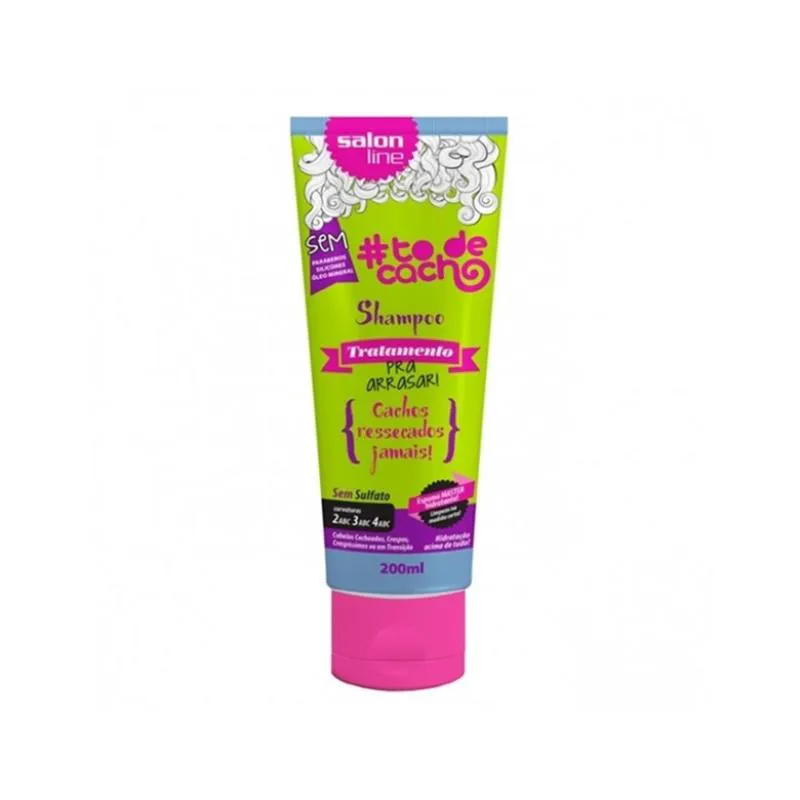 SHAMPOO SALON LINE #TODECACHO PRA ARRASAR LOW POO 200ML