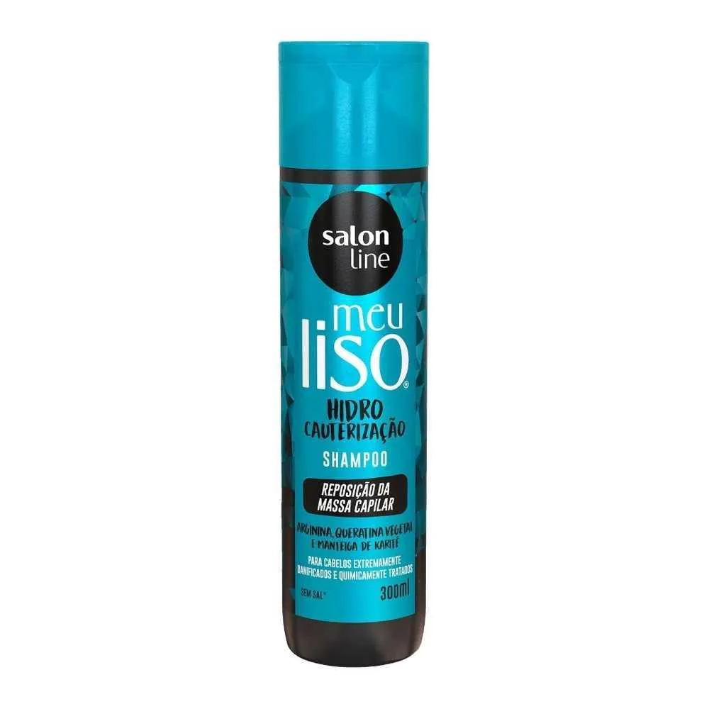 SALON LINE SHAMPOO MEU LISO HIDRO CAUTERIZAçãO 300ML