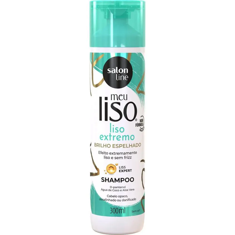 SALON LINE SHAMPOO MEU LISO EXTREMO 300ML