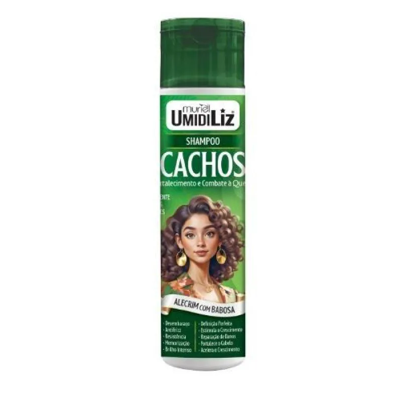 SHAMPOO CACHOS MURIEL UMIDILIZ ALECRIM COM BABOSA 300ML