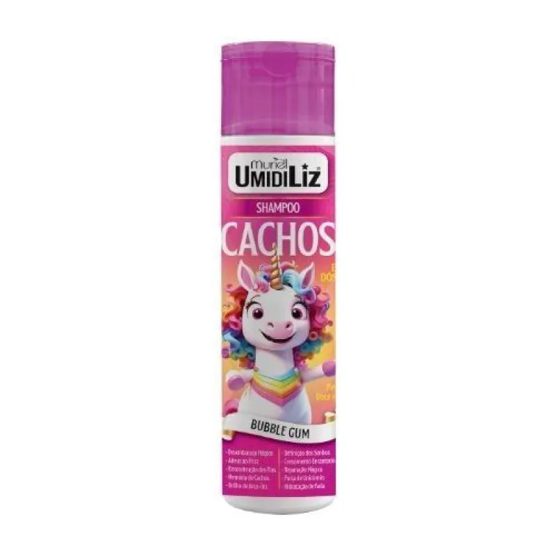 SHAMPOO CACHOS MURIEL UMIDILIZ BUBBLE GUM 300ML