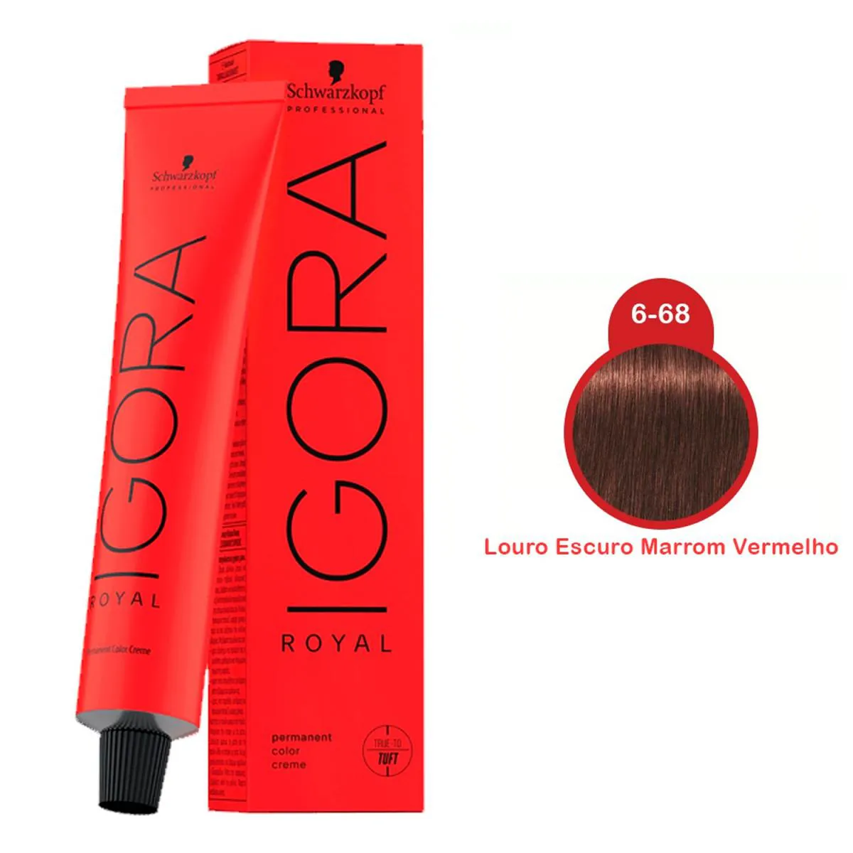 IGORA ROYAL SCHWARZKOPF COLORAçãO PROFESSIONAL 6-68 60G