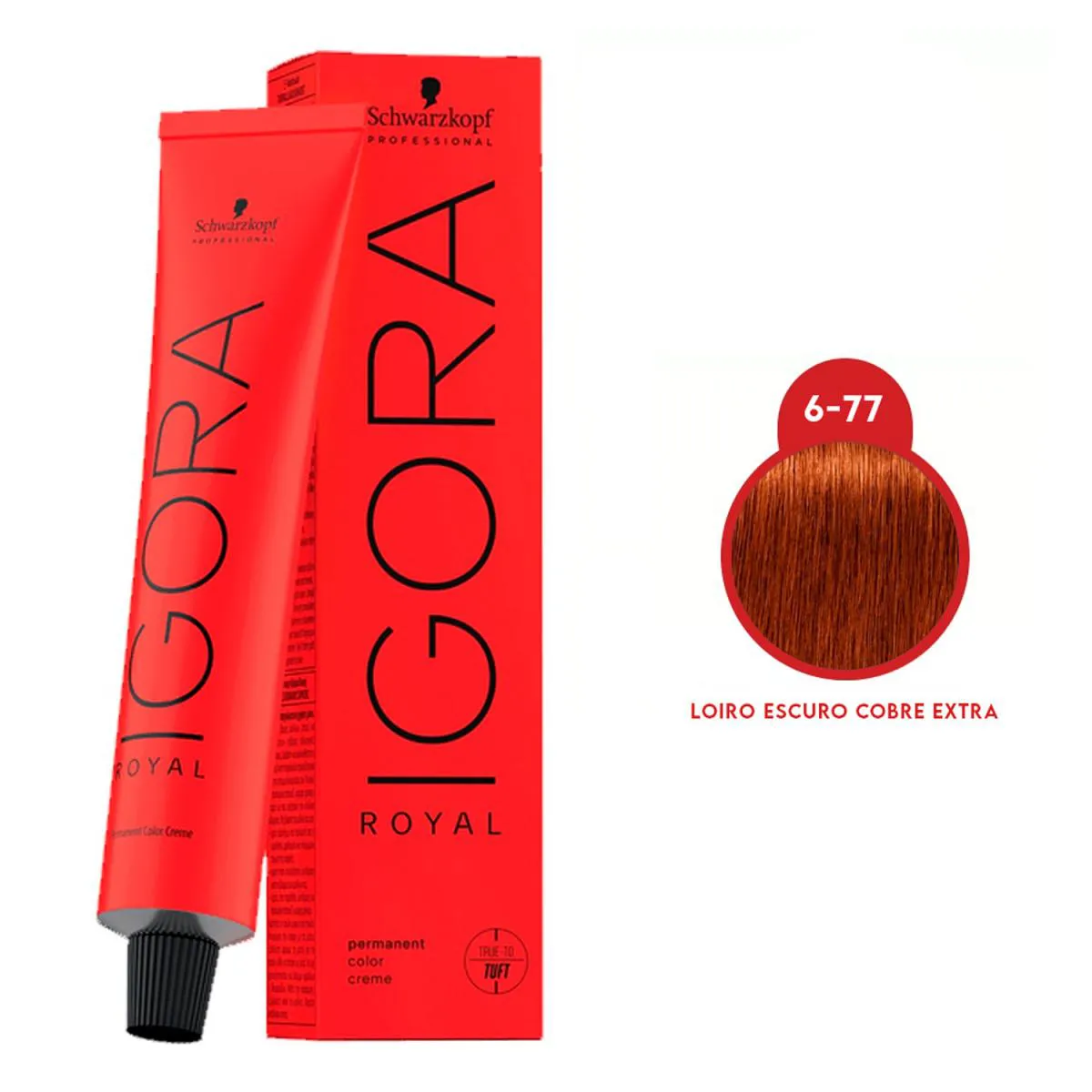 IGORA ROYAL SCHWARZKOPF COLORAçãO PROFESSIONAL 6-77 60G