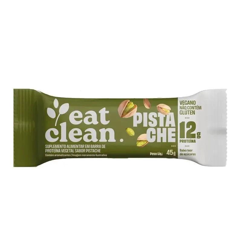 BARRINHA DE PROTEINA EAT CLEAN (45G) - SABOR: PISTACHE