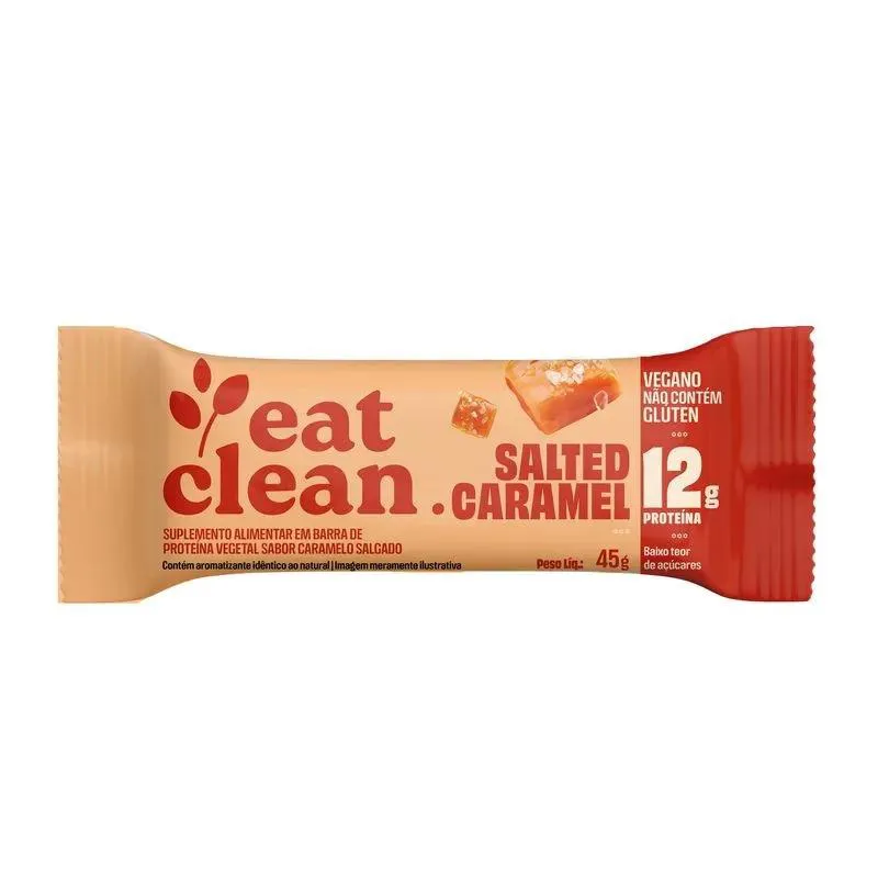 BARRINHA DE PROTEINA EAT CLEAN (45G) - SABOR: SALTED CARAMEL