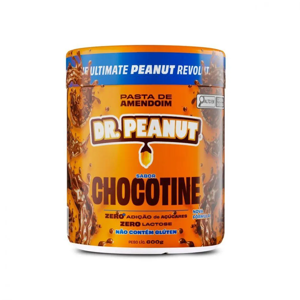 PASTA DE AMENDOIM (600G) - VENCIMENTO 30/09/2025 - SABOR: CHOCOTINE