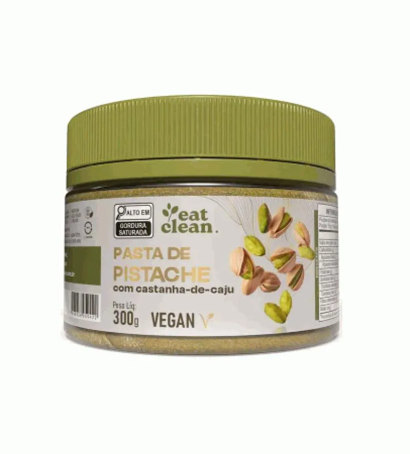 PASTA DE AMENDOIM (300G) - SABOR: PISTACHE / CASTANHA DE CAJU