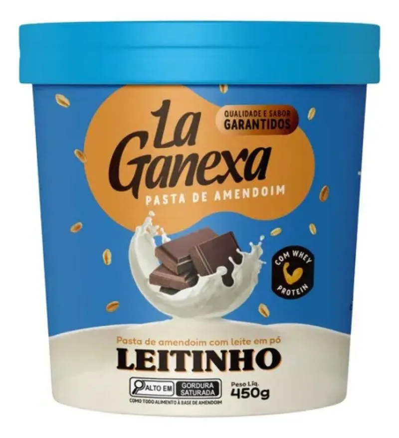 PASTA DE AMENDOIM INTEGRAL GOURMET (450G) - VENCIMENTO 02/09/2025 - SABOR: LEITE NINHO C/ WHEY PROTEIN