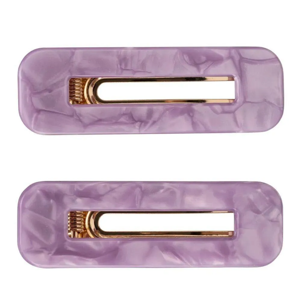 PRESILHAS GLAM 2 UNIDADES PROART FIXAçãO SEGURA, ADERêNCIA FIRME E CONFORTO DURANTE O USO LILAS
