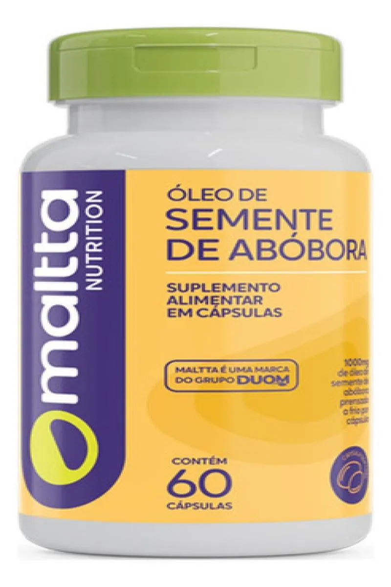 OLEO DE SEMENTE DE ABOBORA 60 CAPSULAS - DUOM