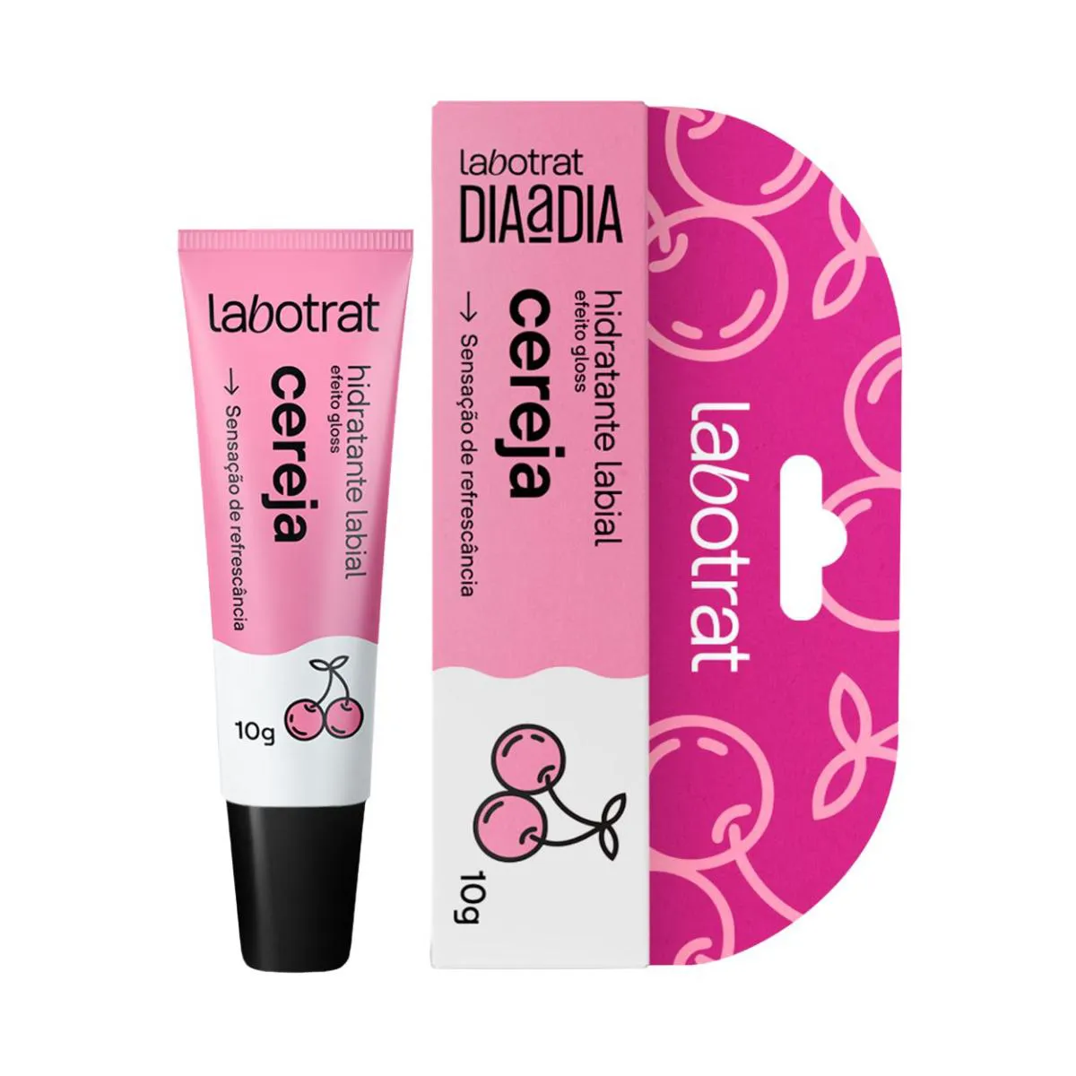 HIDRATANTE LABIAL CEREJA EFEITO GLOSS NUTRE LABOTRAT 10G