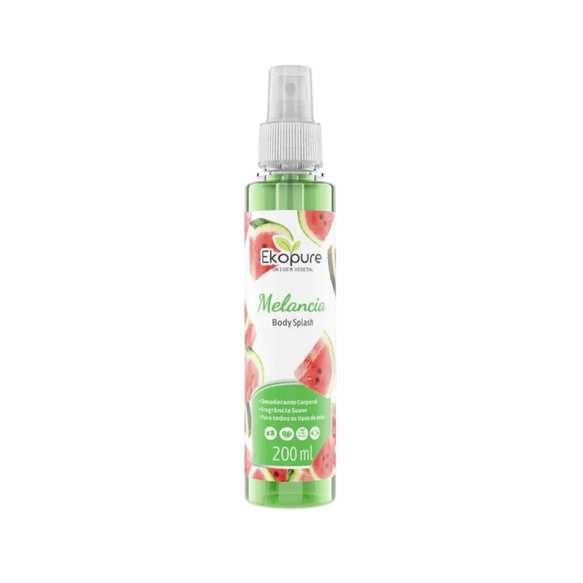PERFUME BODY SPLASH MELANCIA CORPORAL VEGANO EKOPURE 200ML