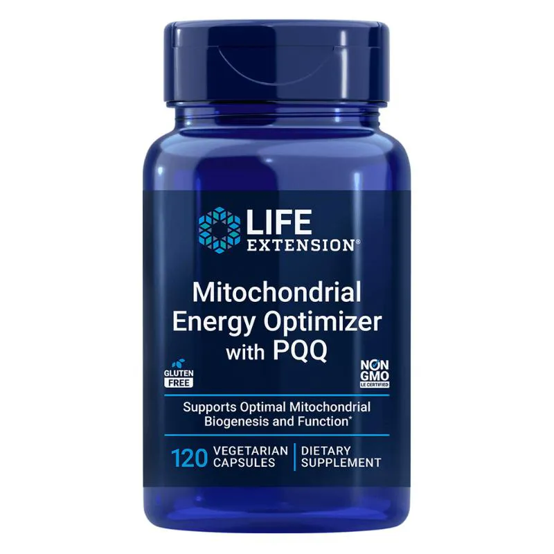 OTIMIZADOR DE ENERGIA MITOCONDRIAL COM PQQ 120 CáPSULAS LIFE EXTENSION SEM Sabor