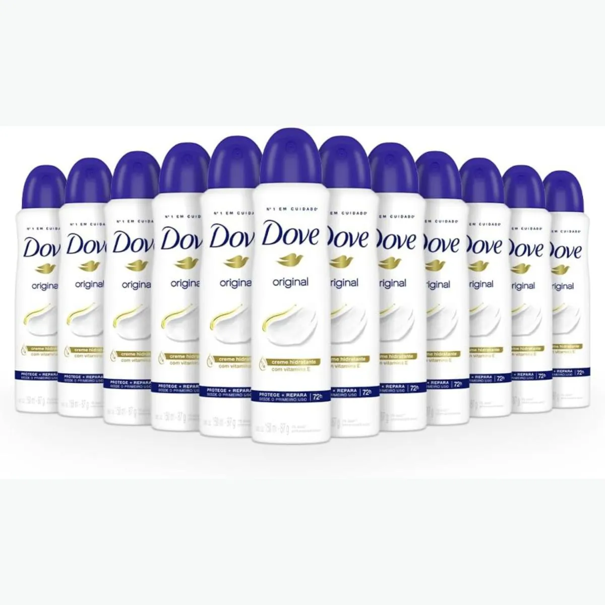 KIT COM 12X DESODORANTES DOVE ORIGINAL AEROSOL 150ML