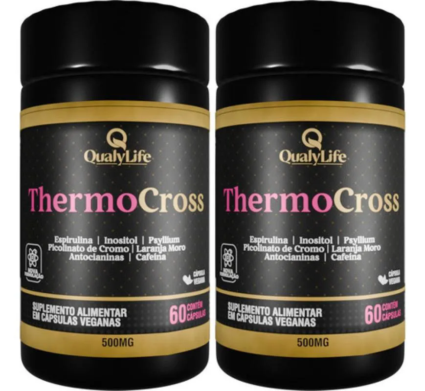 KIT 2 THERMO CROSS 60 CAPSULAS - QUALYLIFE