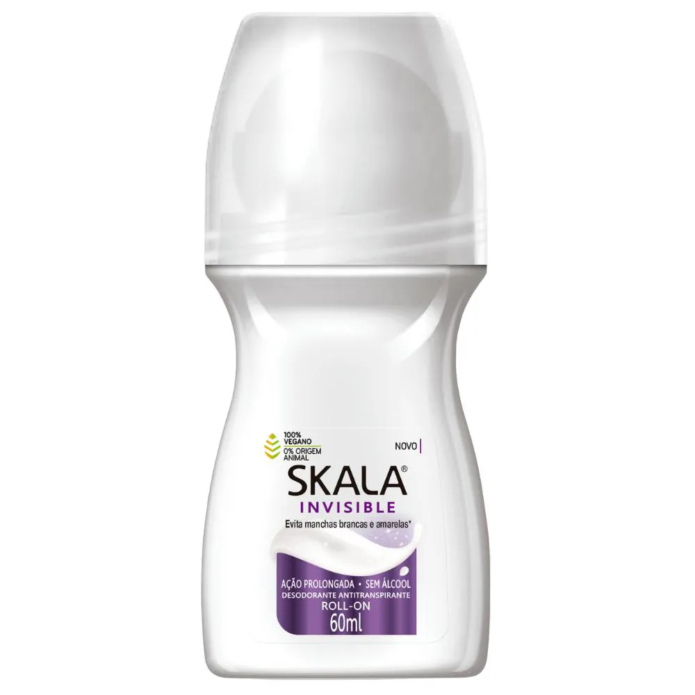 DESODORANTE ANTITRANSPIRANTE ROLL-ON INVISIBLE SKALA 60ML