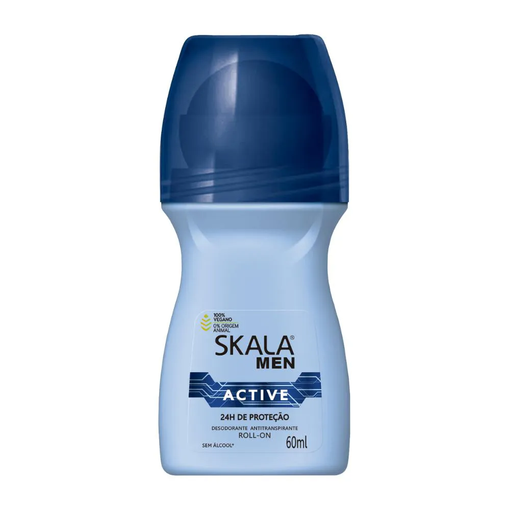 DESODORANTE ANTITRANSPIRANTE ROLL-ON MEN ACTIVE SKALA 60ML