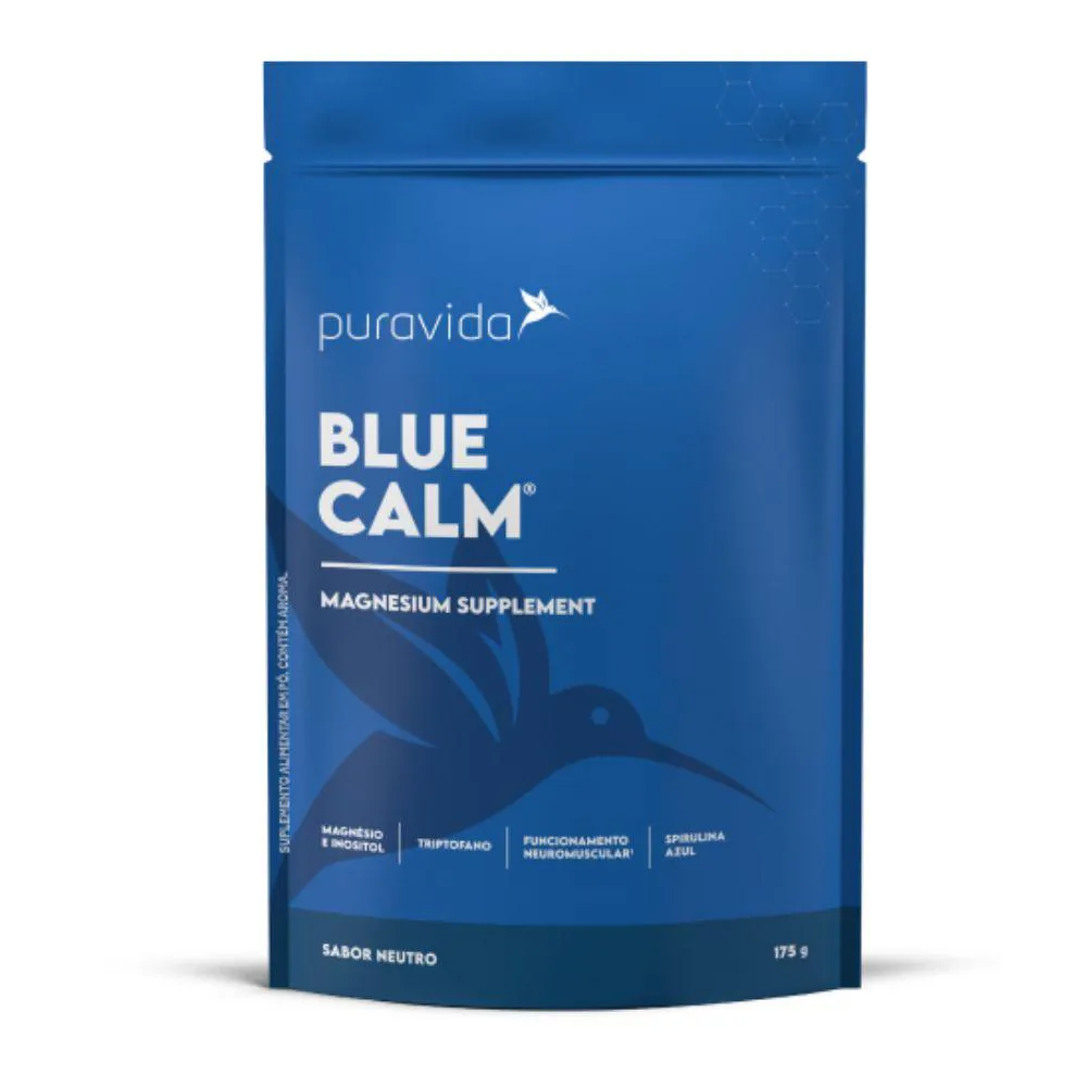 BLUE CALM MAGNéSIO NEUTRO PURAVIDA 175G U Unica