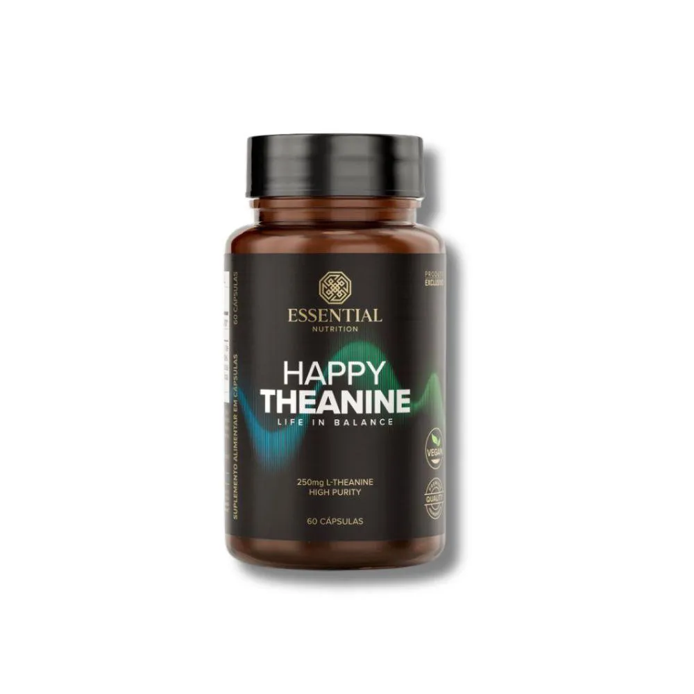 HAPPY THEANINE ESSENTIAL NUTRITION 60 CAPS U Unica