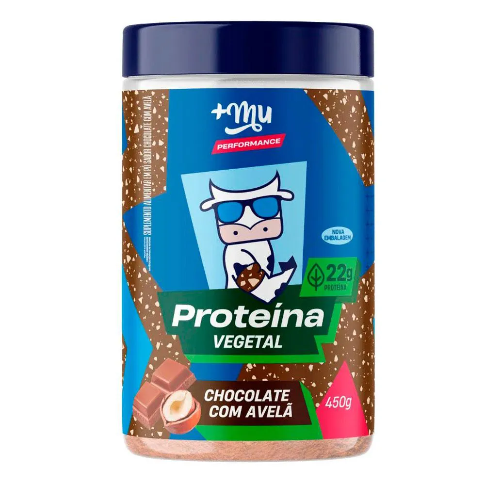 PROTEíNA VEGETAL CHOCOLATE COM AVELã MUKE 450G U Unica