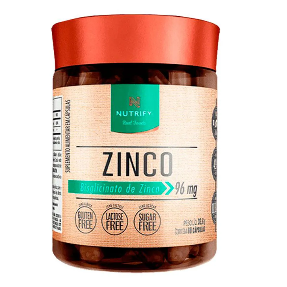 ZINCO NUTRIFY 60 CAPS U Unica