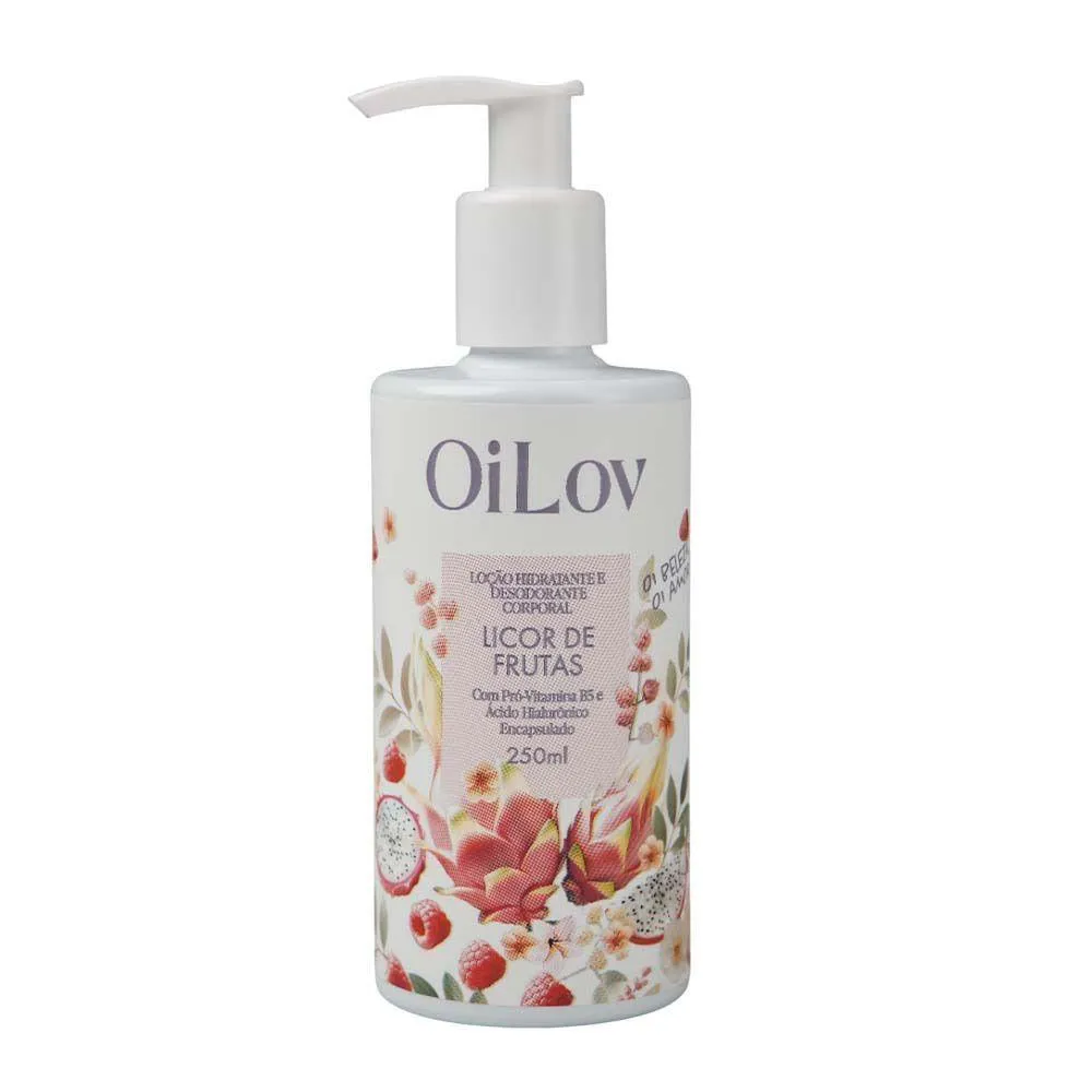 LOçãO HIDRATANTE LICOR DE FRUTAS OILOV 250ML