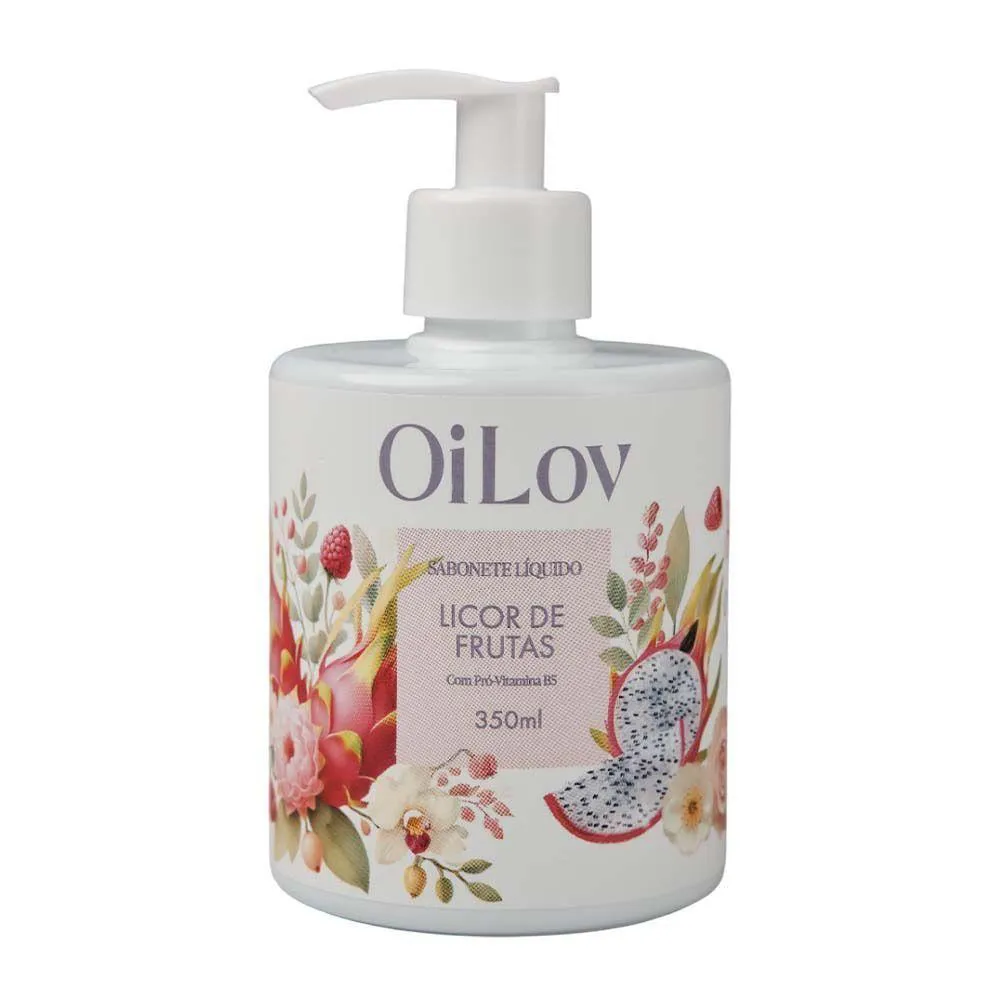 SABONETE LíQUIDO LICOR DE FRUTAS OILOV 350ML