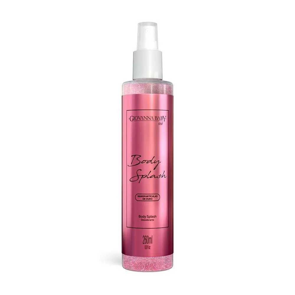 BODY SPLASH DESODORANTE GIOVANNA BABY CORPORAL ROSE GOLD 260ML
