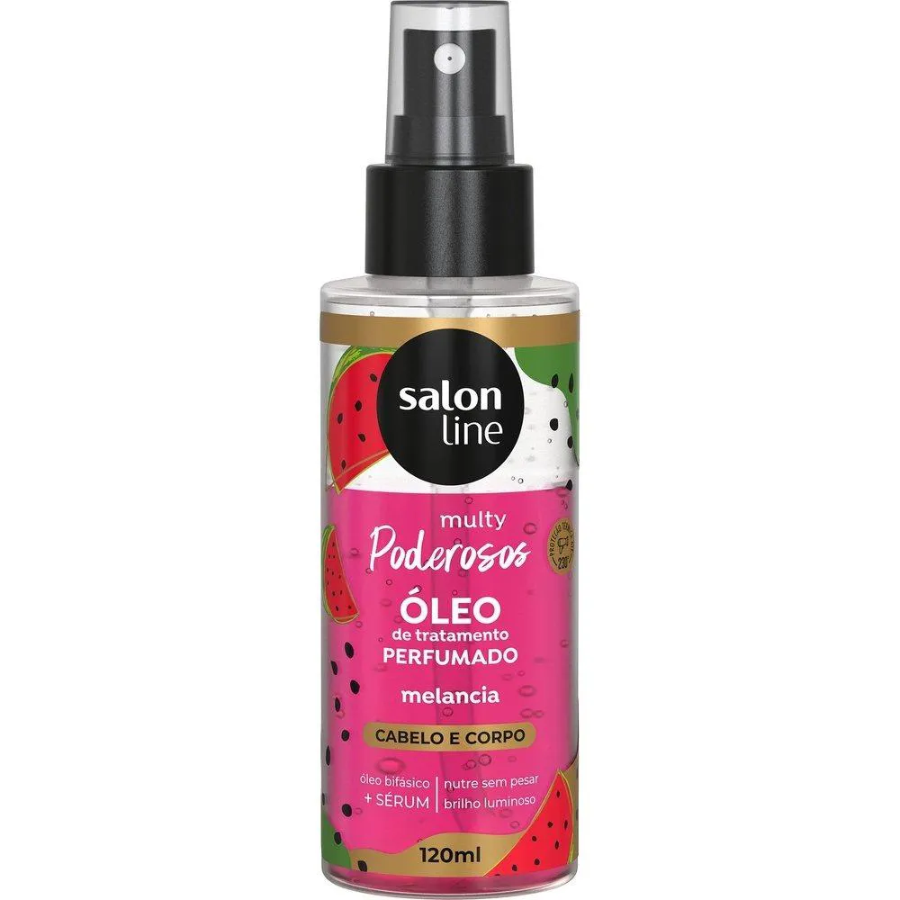 ÓLEO PERFUMADO SALON LINE MULTY PODEROSOS MELANCIA 120ML