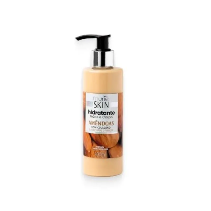 HIDRATANTE CORPORAL MURIEL SKIN AMENDOA COM COLáGENO 200ML