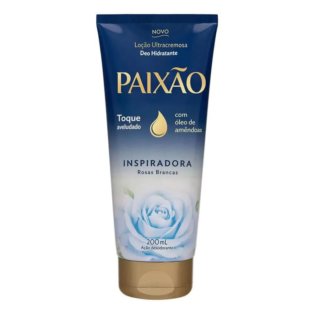 LOçãO ULTRACREMOSA HIDRATANTE PAIXãO 200ML INSPIRADORA ROSA