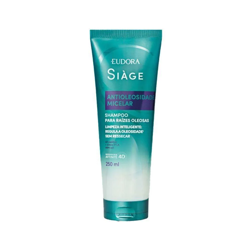 SHAMPOO ANTIOLEOSIDADE HIDRATANTE MICELAR SIàGE 250ML