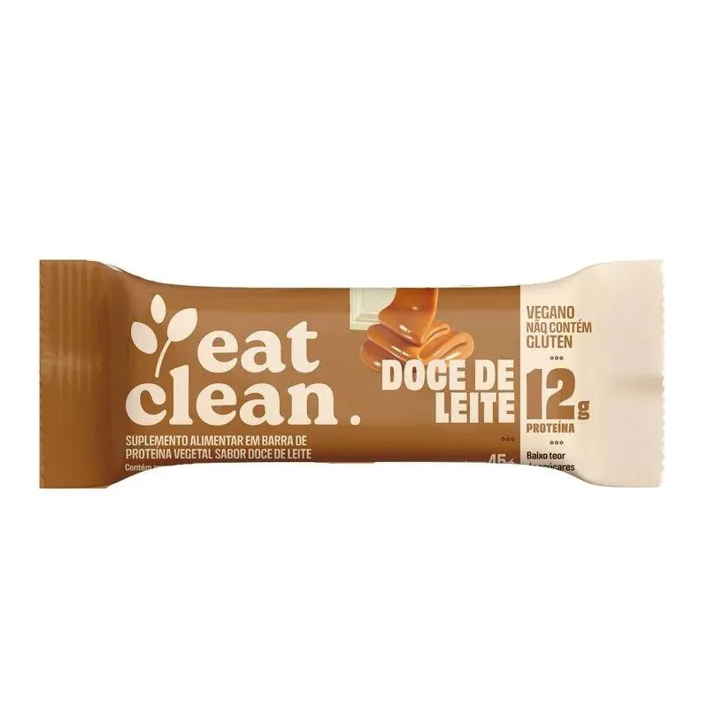 BARRINHA DE PROTEINA EAT CLEAN (45G) - SABOR: DOCE DE LEITE