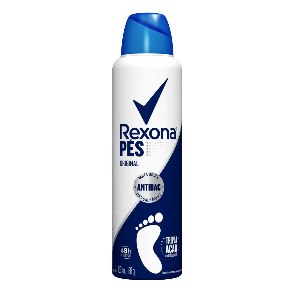 Desodorante Aerosol para os Pés Rexona Efficient Original com 153ml