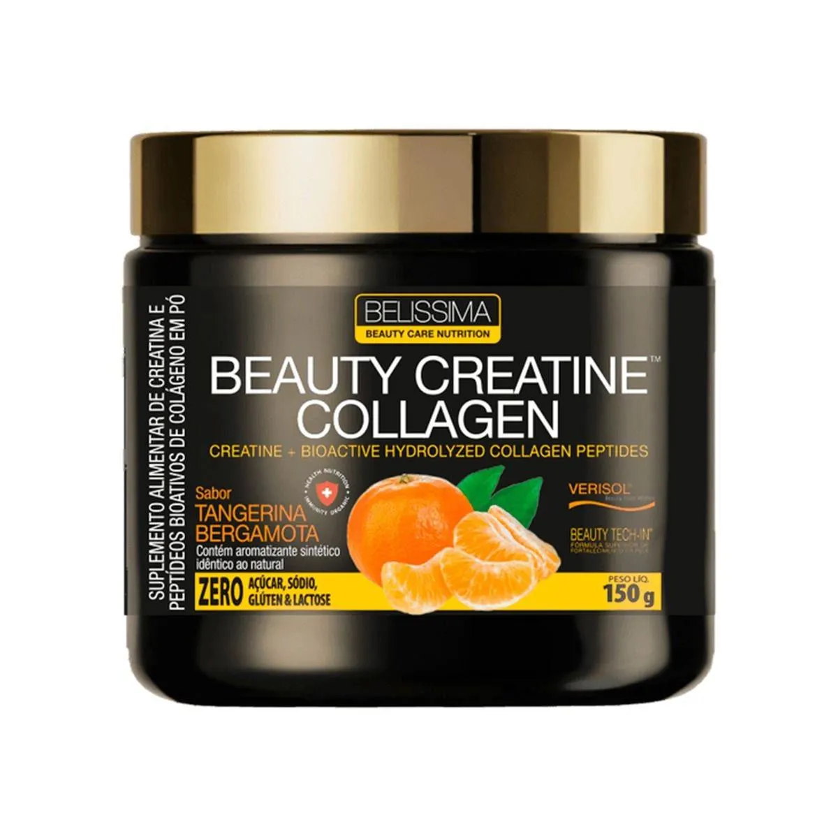 CREATINE BEAUTY C/ COLáGENO SABOR TANGERINA 150G BELISSIMA