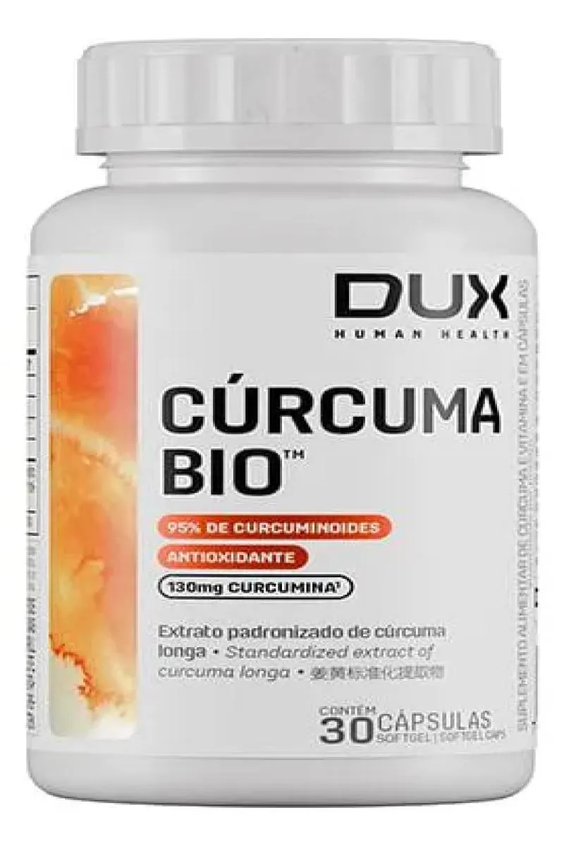 CúRCUMA BIO SABOR NATURAL POTE 30 CAPS DUX