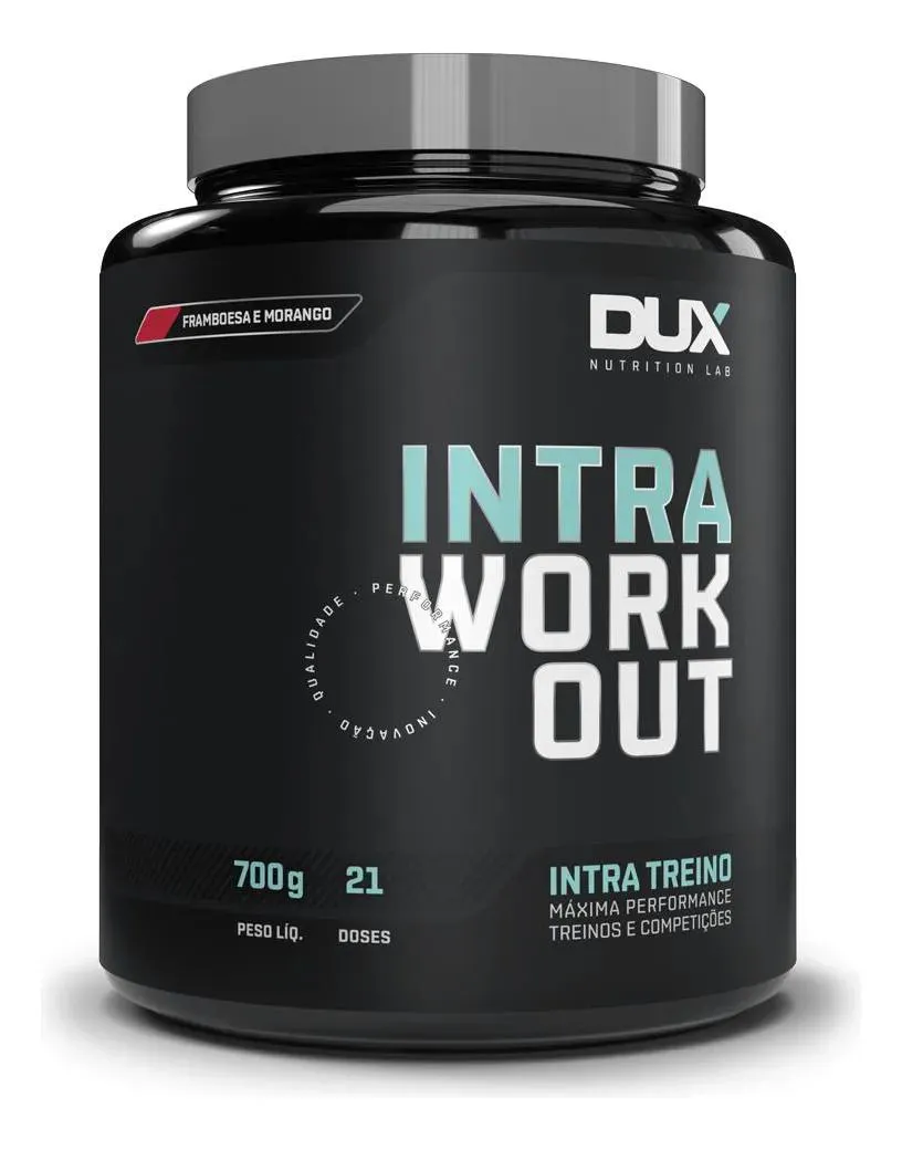 INTRA WORKOUT POTE 700G FRAMBOESA COM MORANGO DUX NUTRITION