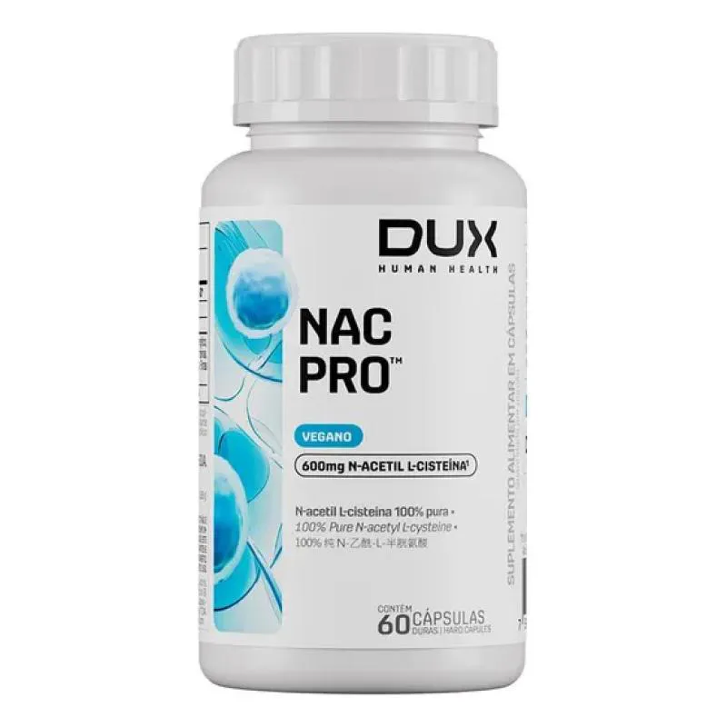 NAC PRO N-ACETIL CISTEíNA POTE 60 CAPSULAS DUX