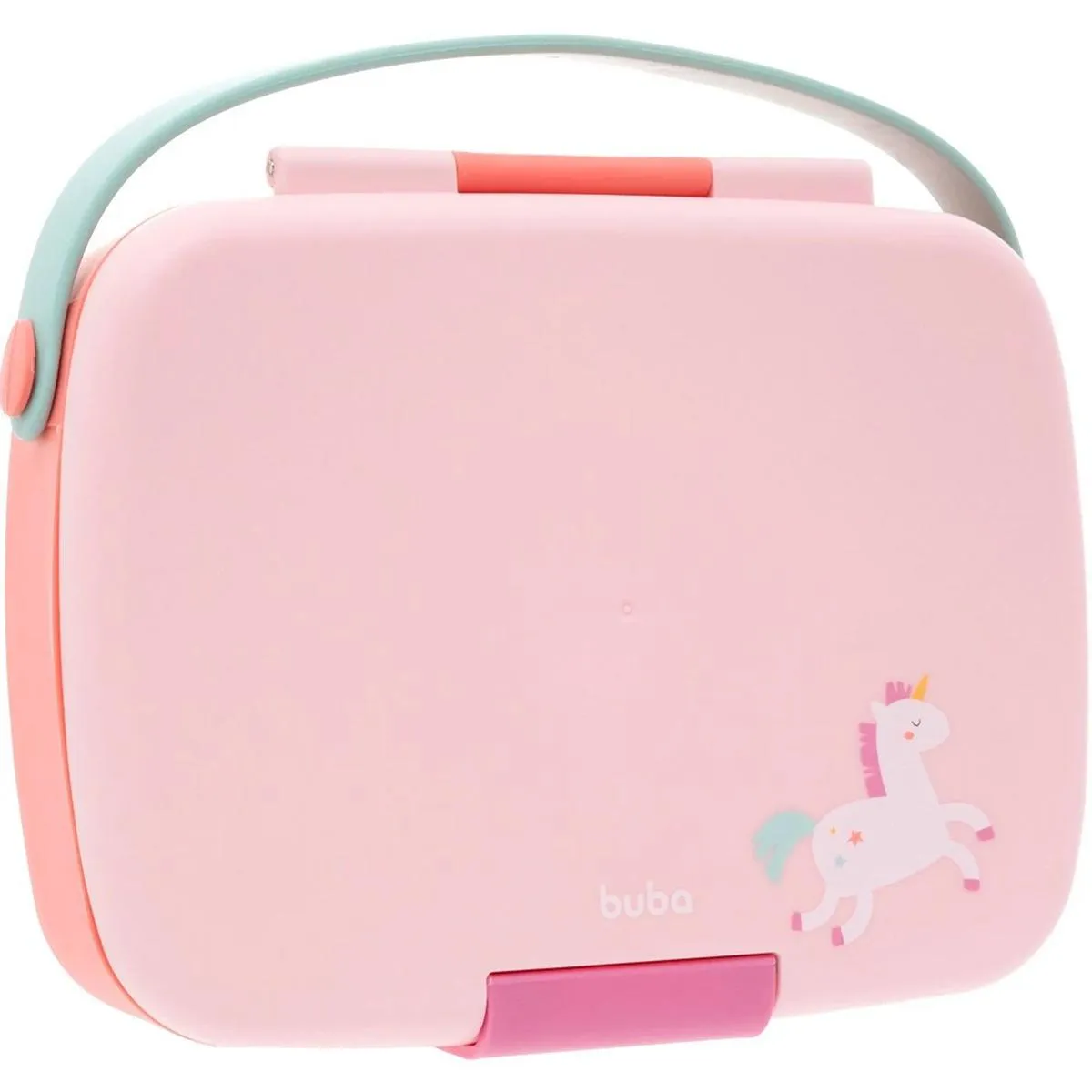 BUBA BENTO BOX MAGIC UNICóRNIO LANCHEIRA INFANTIL COM TALHERES INOX 1,2L