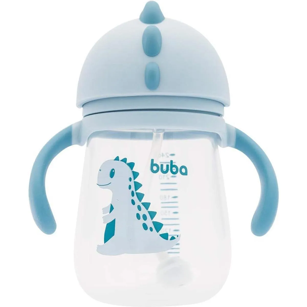 BUBA COPO DINO COM ALçA AZUL 240ML