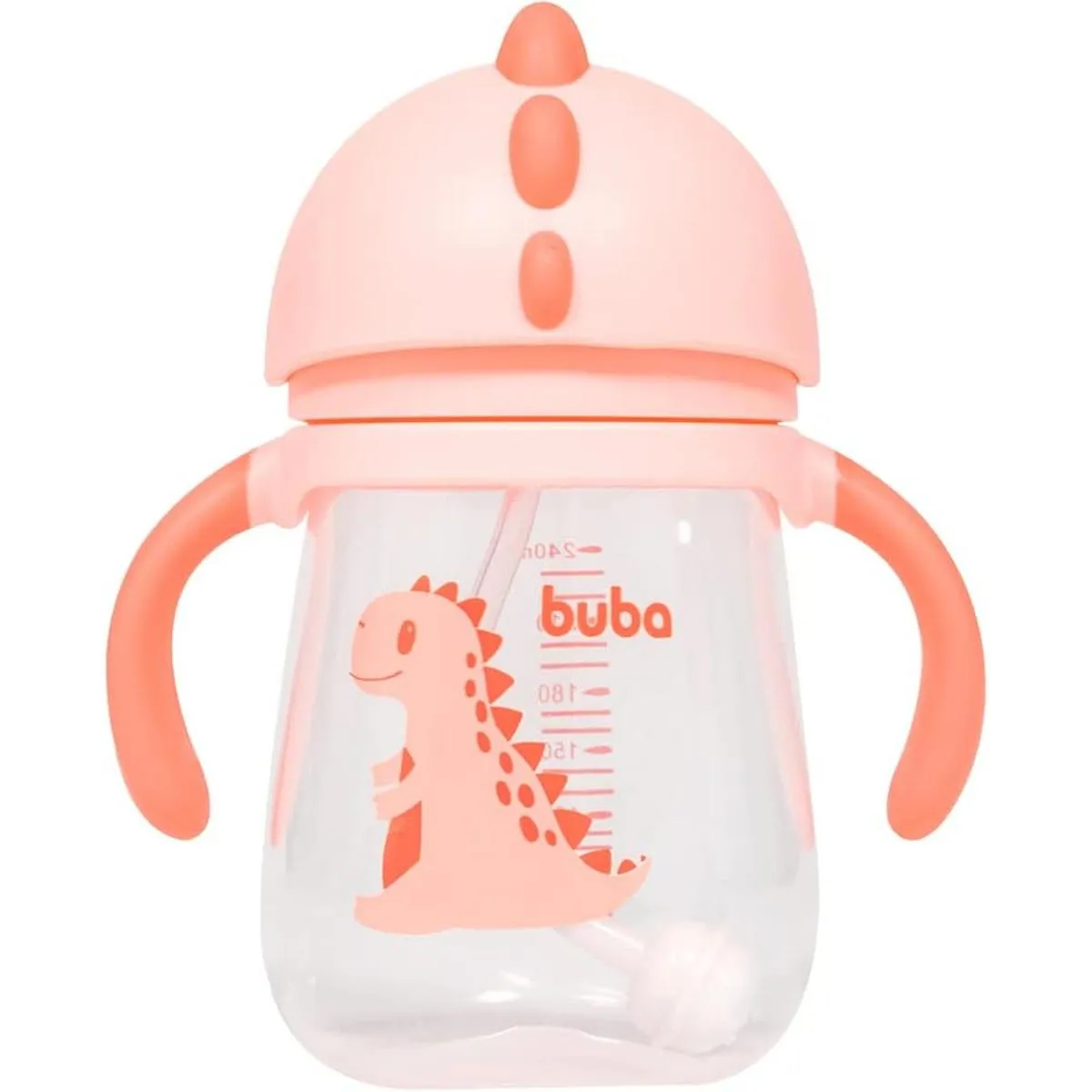 BUBA COPO DINO COM ALçA LARANJA