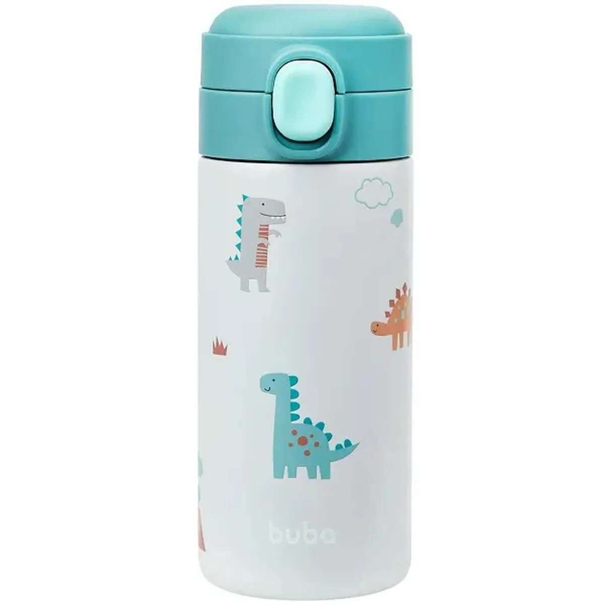 BUBA GARRAFA TéRMICA INFANTIL COM CANUDO MAGIC DINO 350ML
