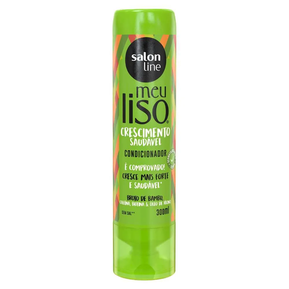 SALON LINE CONDICIONADOR MEU LISO CRESCIMENTO SAUDAVEL 300ML