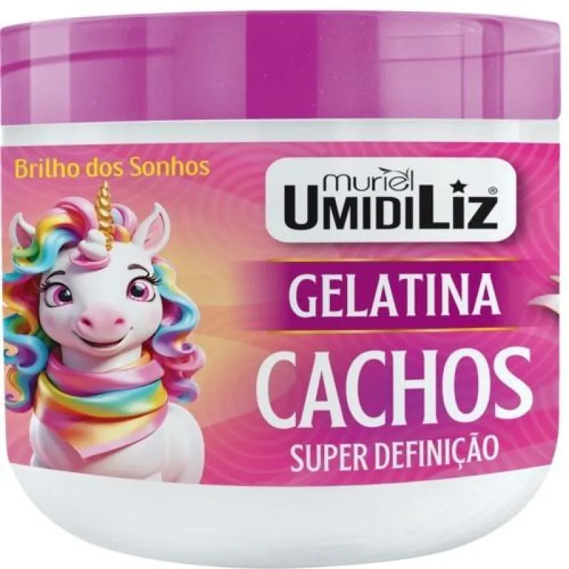 GELATINA MURIEL UMIDILIZ SUPER DEFINIçãO BUBBLE GUM 500G
