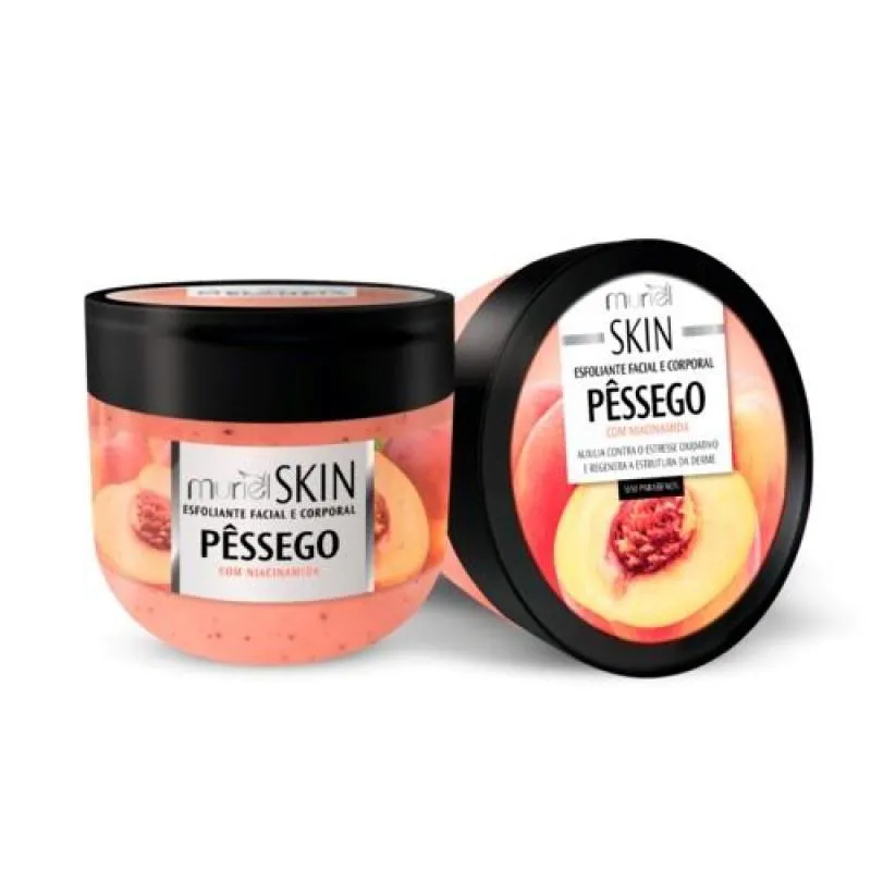 ESFOLIANTE FACIAL E CORPORAL MURIEL SKIN PêSSEGO 250G