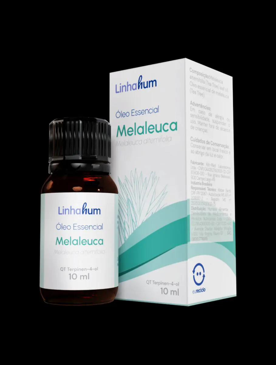 ÓLEO ESSENCIAL MELALEUCA - 10ML - LINHAHUM Branco
