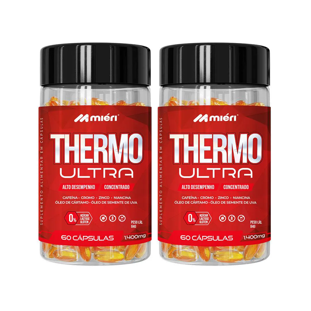 KIT THERMO ULTRA SUPLEMENTO ALIMENTAR MIéRI – 2 UNID (120 CáPSULAS)