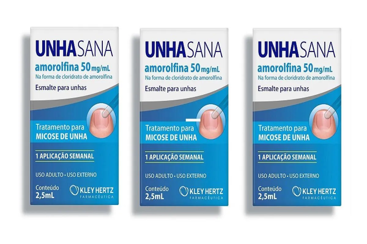 KIT 3 UNHASANA ESMALTE PARA UNHAS 50ML - KLEY HERTZ